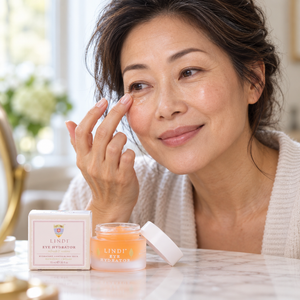 Lindi Skin Face Total Face Regimen: Face Moisturizer + Lip Balm + Eye Hydrator + Face Serum