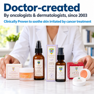 Lindi Skin Face Total Face Regimen: Face Moisturizer + Lip Balm + Eye Hydrator + Face Serum