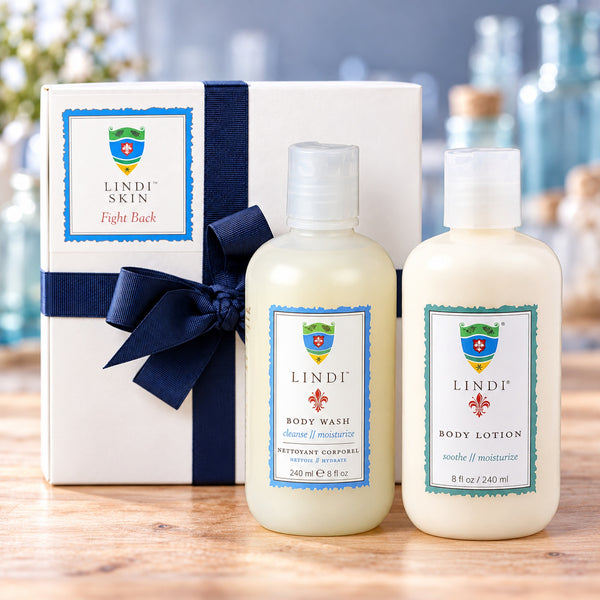 Lindi Skin Gifts Essential Body Gift Set — Body Wash + Body Lotion
