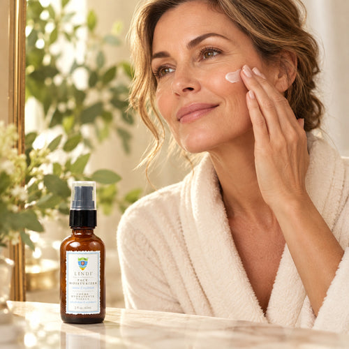 Lindi Skin Gifts Face Renewal Gift Set — Serum + Moisturizer + Lip Balm