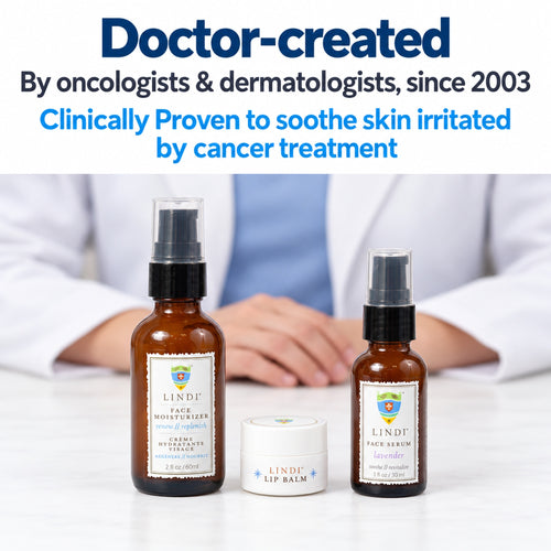 Lindi Skin Gifts Face Renewal Gift Set — Serum + Moisturizer + Lip Balm