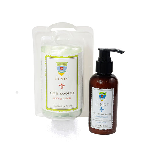 Lindi Skin Radiation Basic Radiation Skincare Collection: Soothing Balm +Cooler Roll