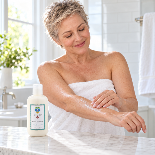 Lindi Skin Radiation Complete Radiation Skincare Collection: Soothing Balm + Cooler Roll + Body Wash